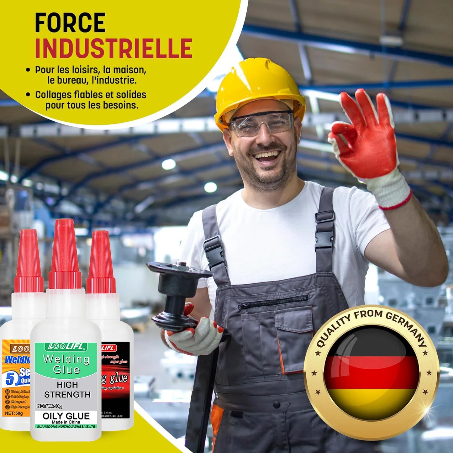 Heavy-Duty Multi-Surface Instant Repair Adhesive