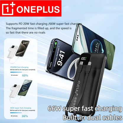 Portable High-Capacity Power Bank with Digital Display