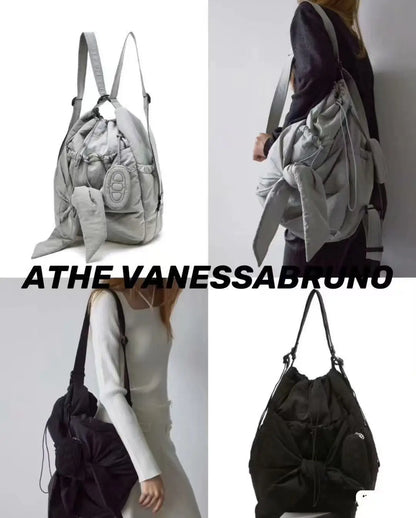 Minimalist Nylon Shoulder Tote Bag