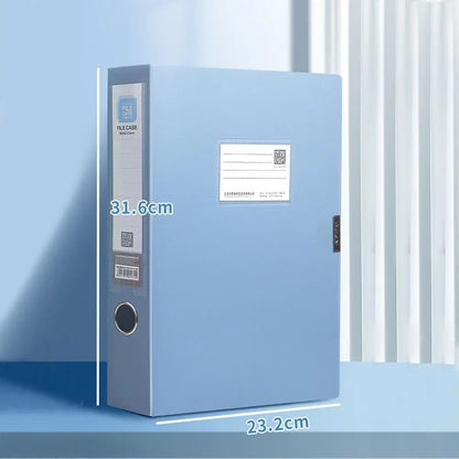 Dustproof PP File Organizer Case for A4 Documents & Office Filing