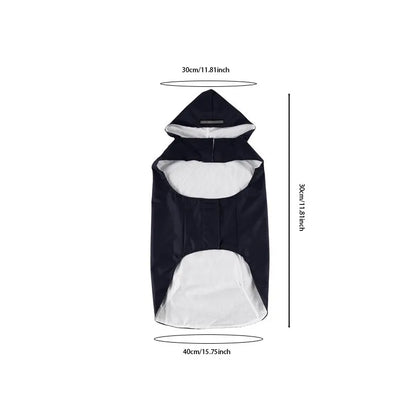 Waterproof Hooded Dog Raincoat