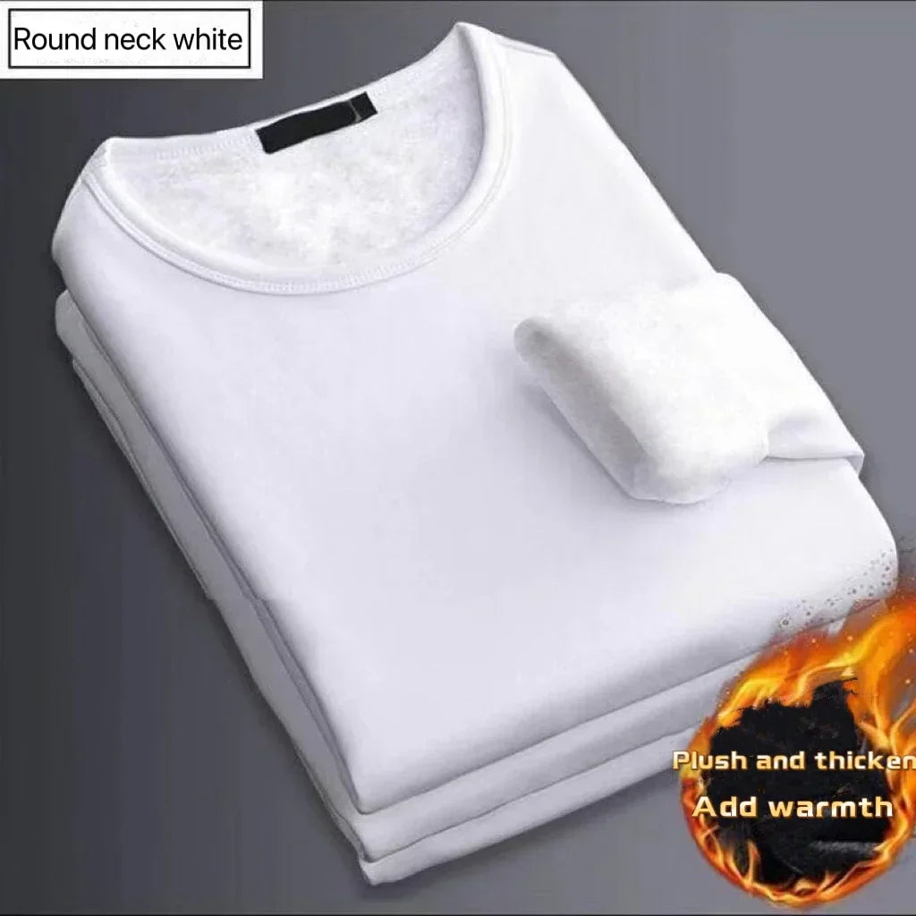 Men’s Thick Velvet Thermal Top
