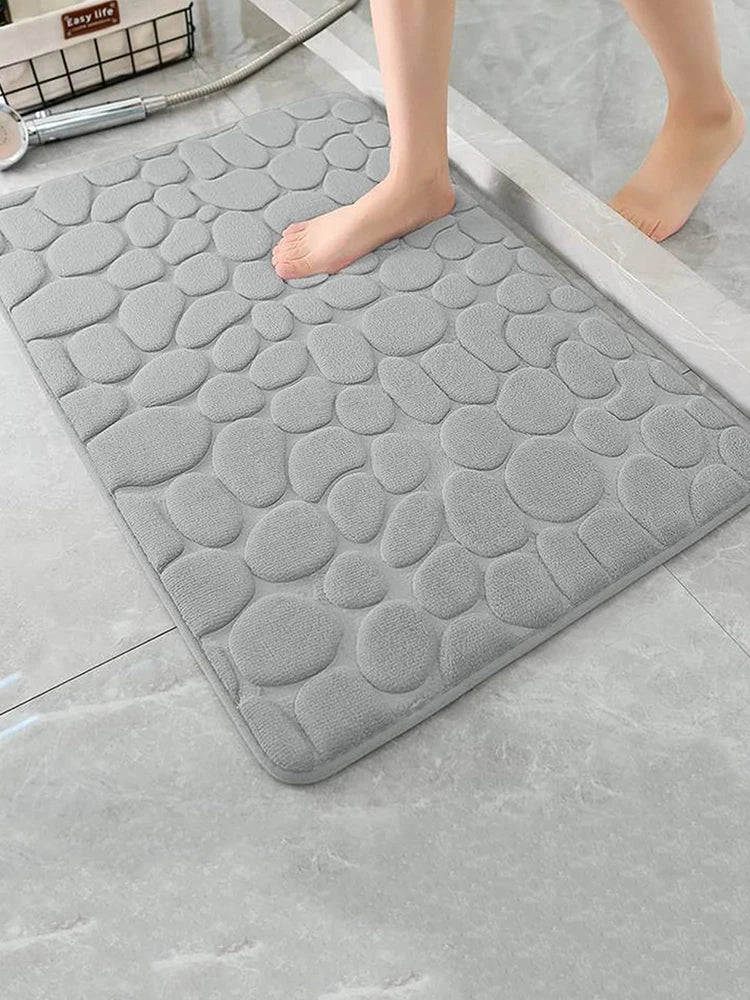 1Pc Cobblestone Bath Mat