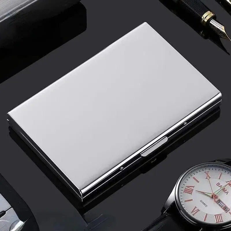 Stainless Steel RFID Blocking Credit Card Holder