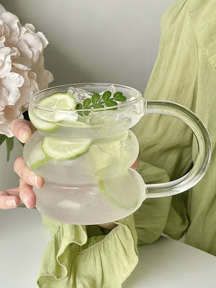 Heat-Resistant Glass Coffee Mug