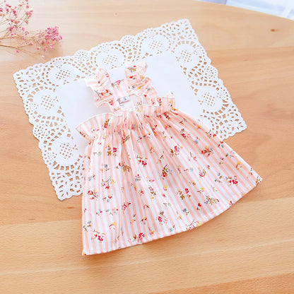 Floral Summer Princess Dress for Cats