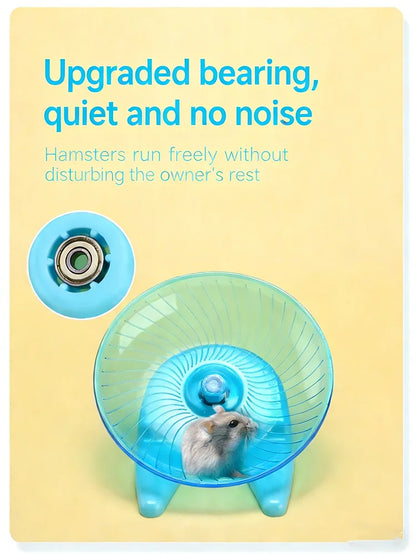 Silent Flying Saucer Hamster Exercise Wheel