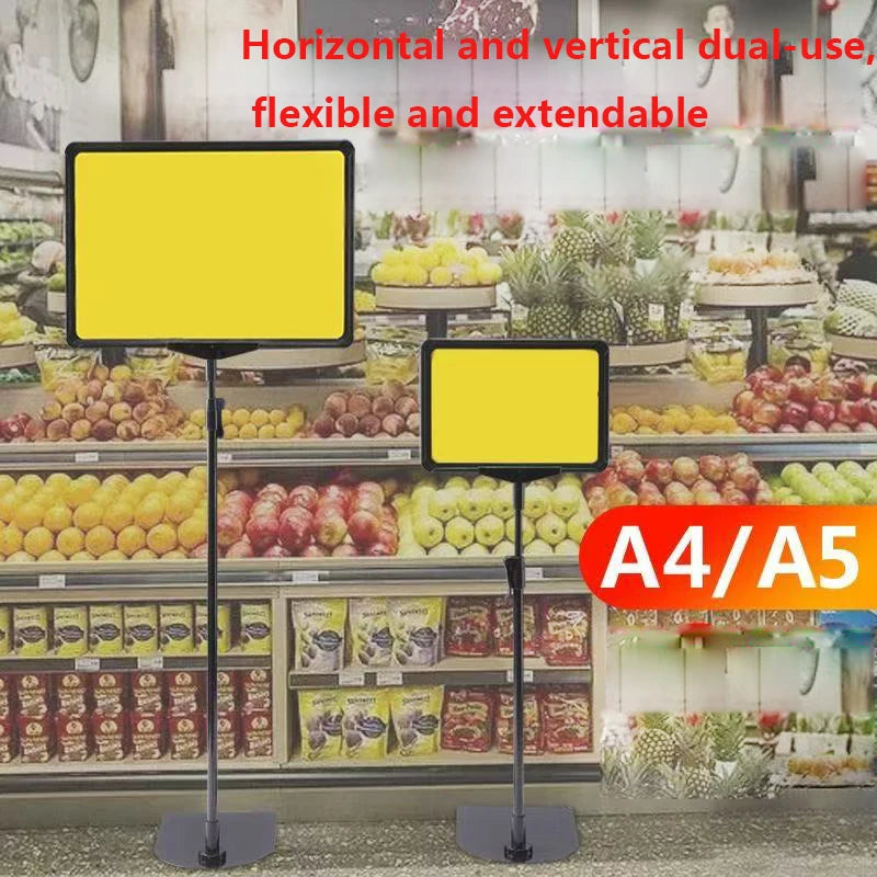 Adjustable Retail Price Display Stand