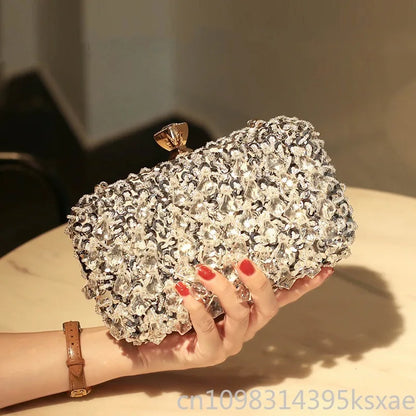 Handmade Beaded Evening Clutch Bag