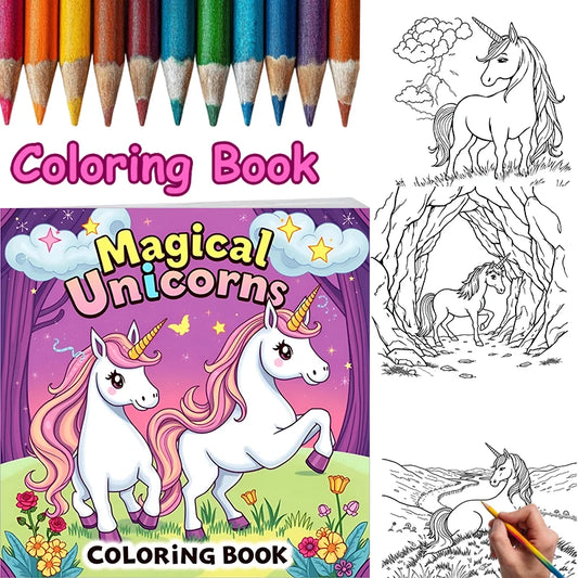 Unicorn Adult Colouring Book