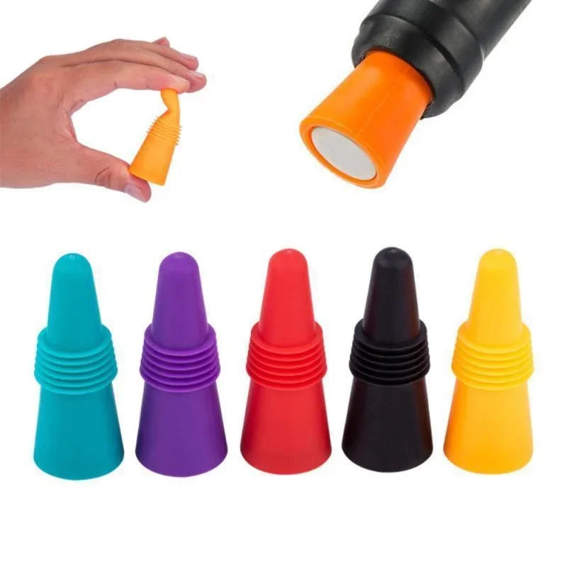 Reusable Silicone Wine Bottle Stopper