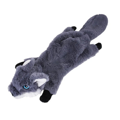 Plush Dog Chew Toy with Squeaker Animal Shape