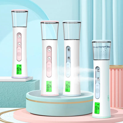 Nano Mist Sprayer 30ml LED Skin Moisture Test