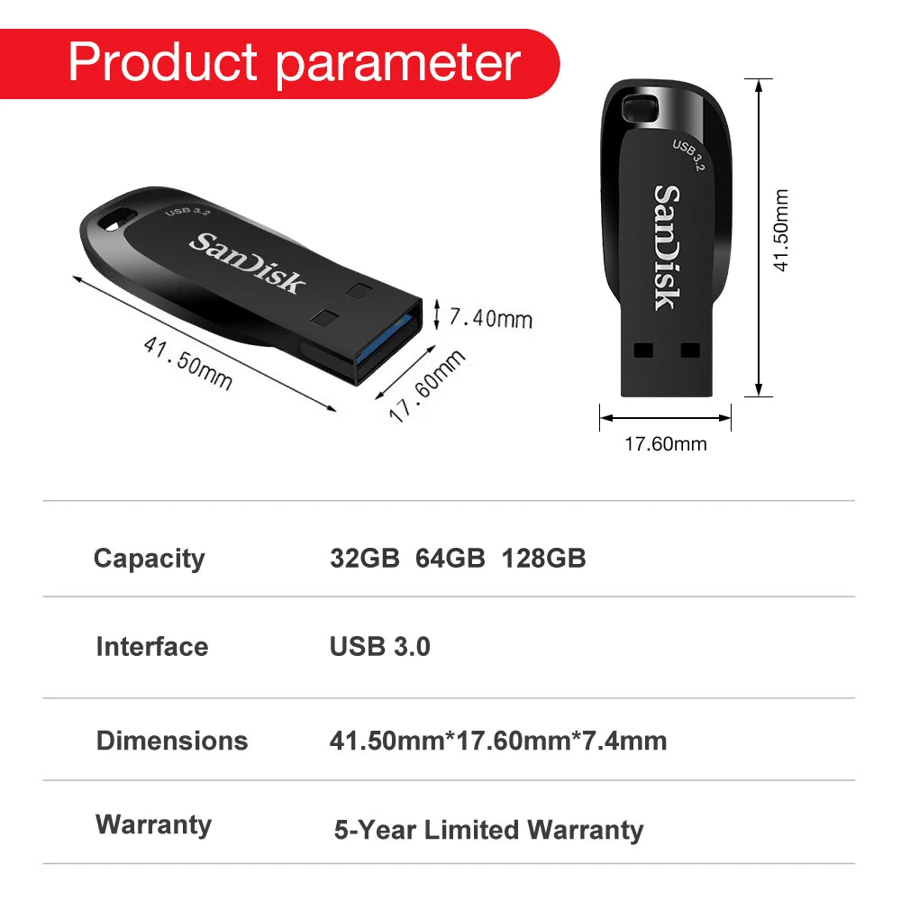 SanDisk Ultra Shift USB 3.0 Flash Drive