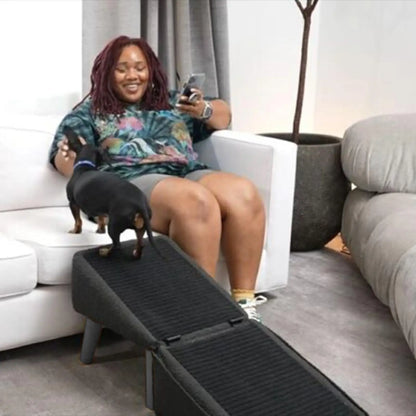 Foldable Non-Slip Pet Ramp & Step Stool
