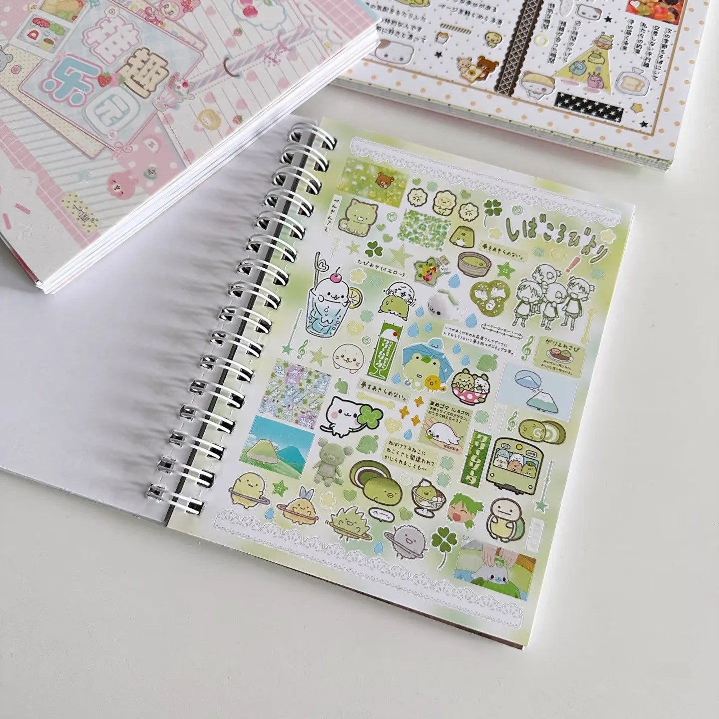 Kawaii K-Pop Sticker Book – 32 Decorative Sheets