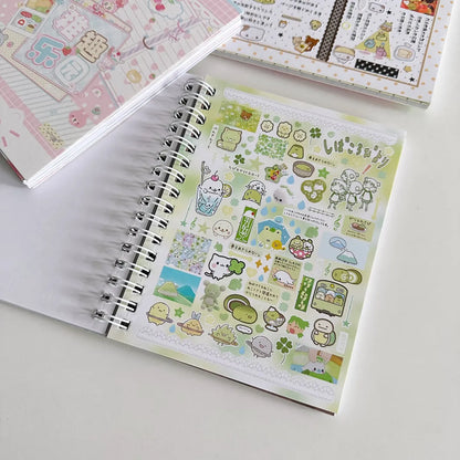 Kawaii K-Pop Sticker Book – 32 Decorative Sheets