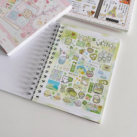 Kawaii K-Pop Sticker Book – 32 Decorative Sheets
