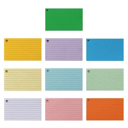 Loose-Leaf Binder Flash Cards Memo Book – 3 × 50 Sheets