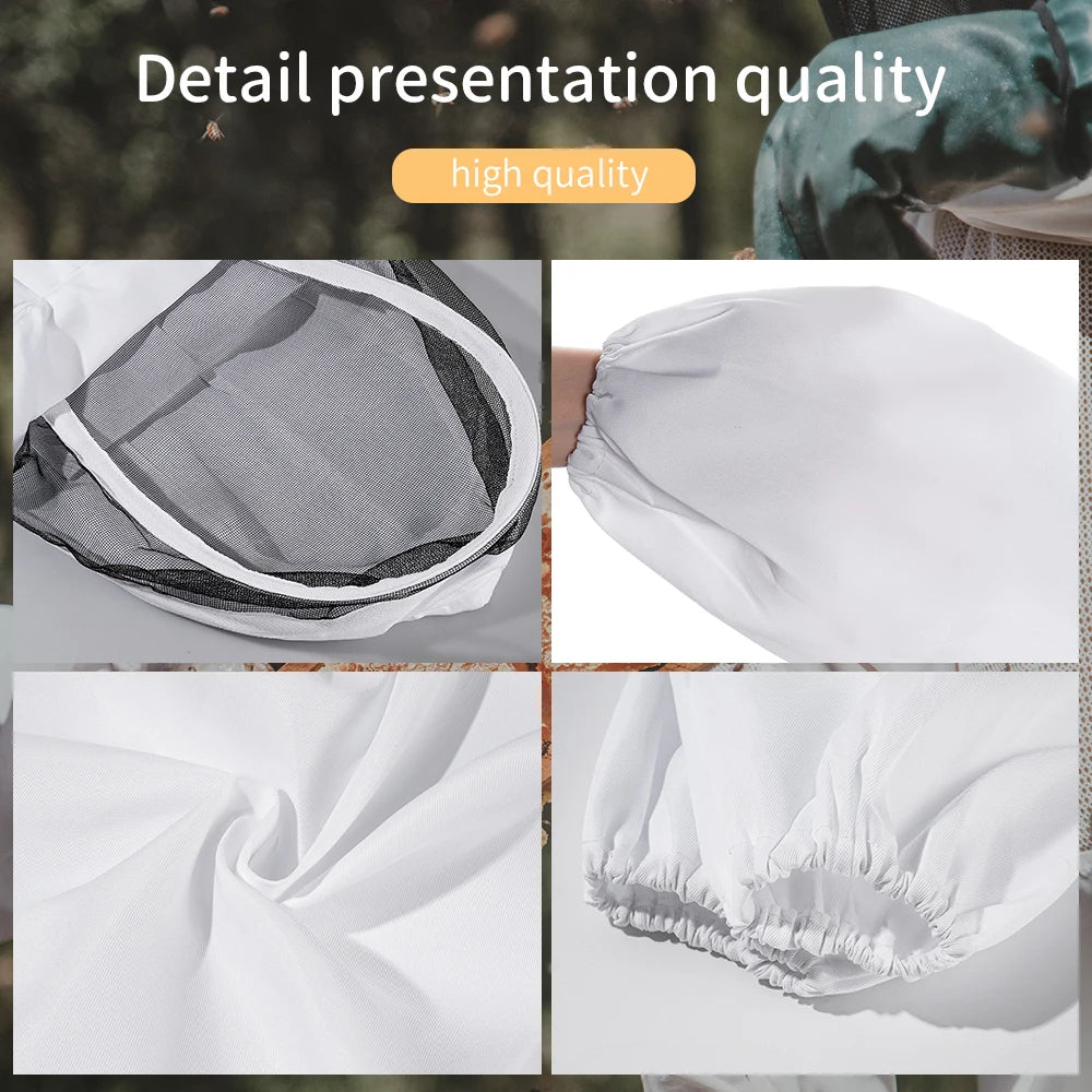 Professional Full Body Beekeeping Suit with Veil