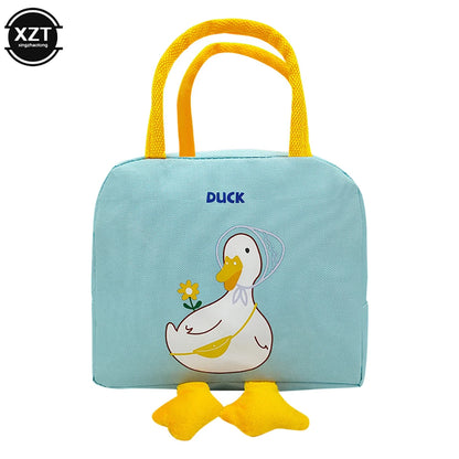 Cute Duck Insulated Lunch Bag