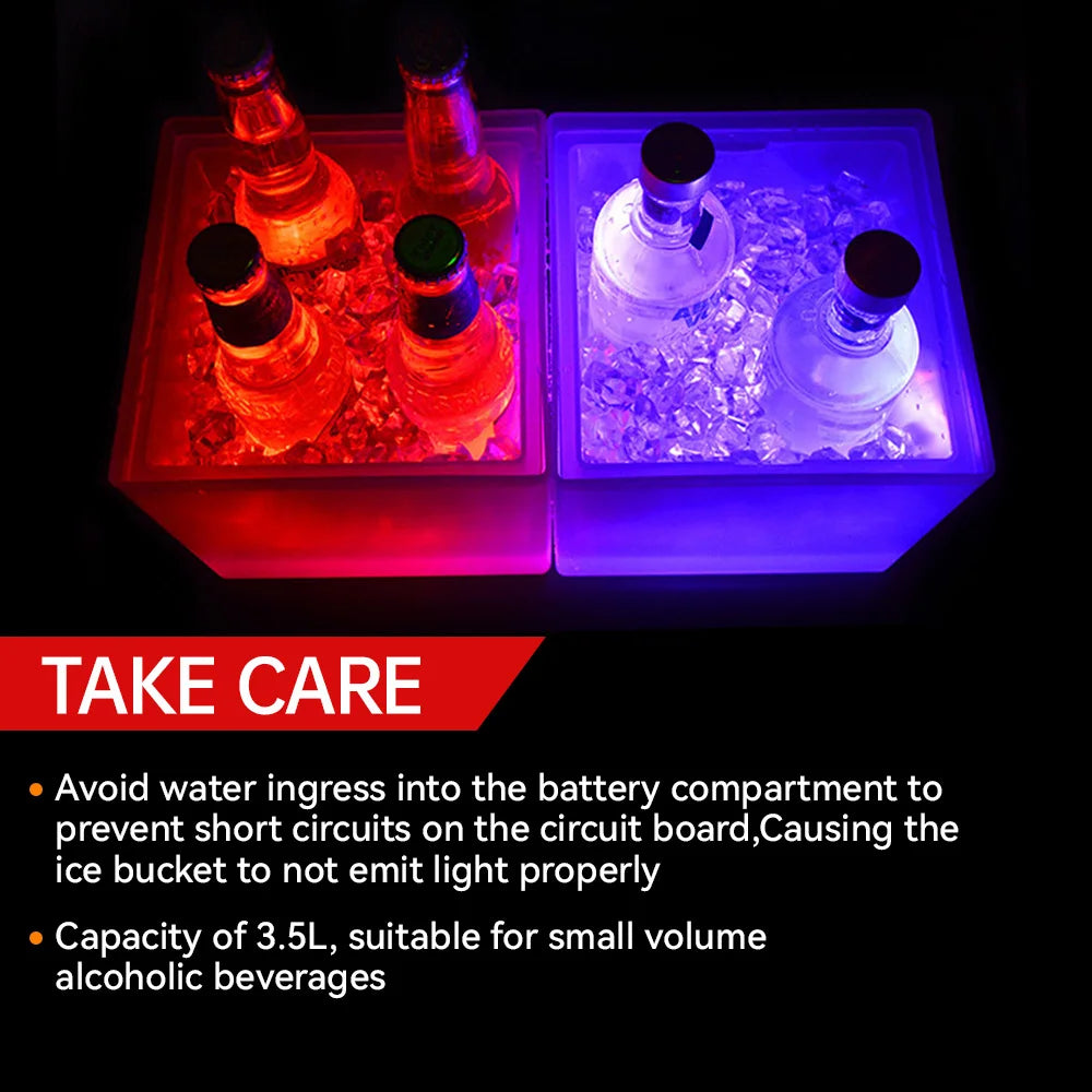 LED 3.5L Colorful Cooler Bucket