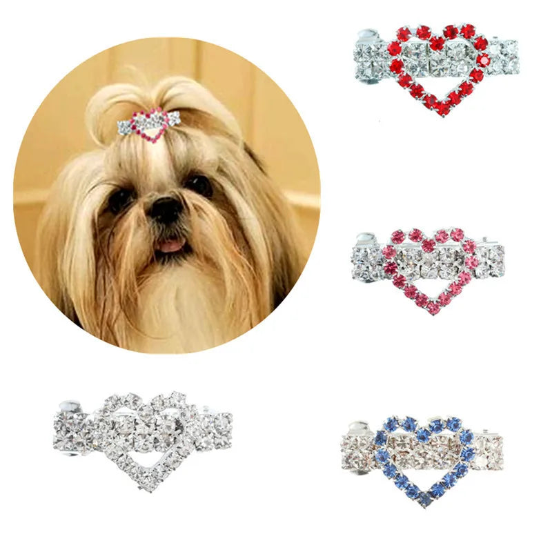 Cute Pet Hairpin Bow Clip