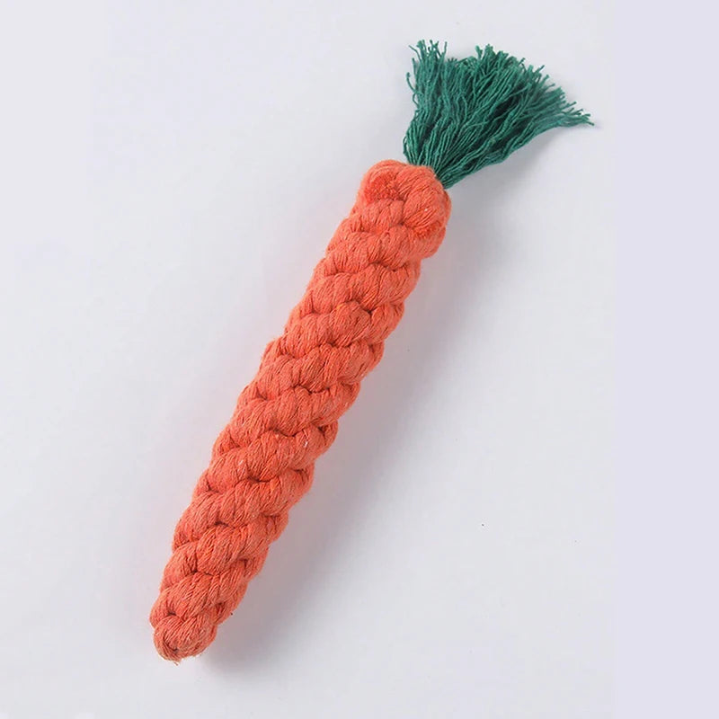 Hand-Woven Rope Knot Dog Toy