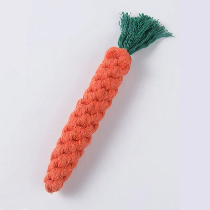 Hand-Woven Rope Knot Dog Toy