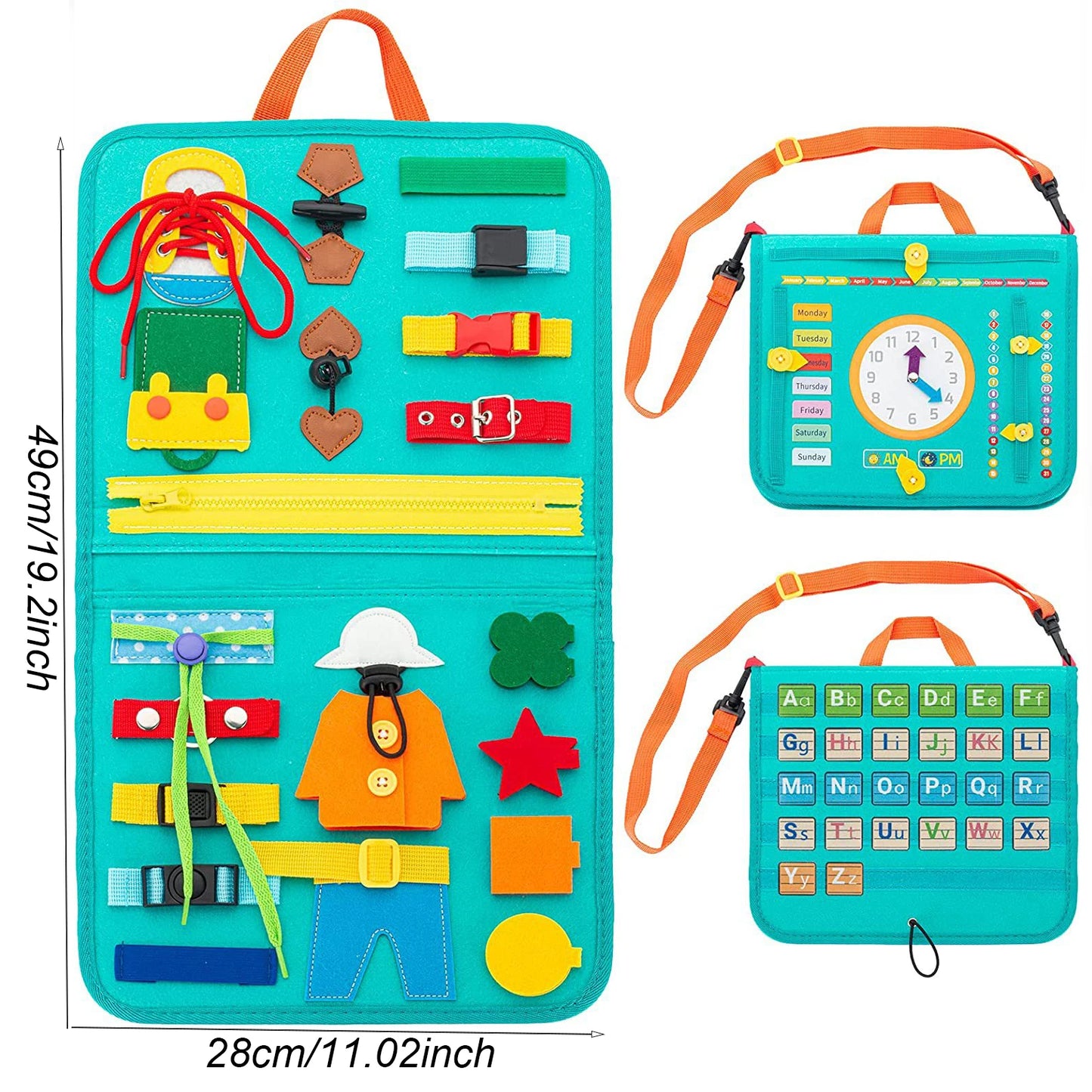 Montessori Busy Board Sensory Activity Toy
