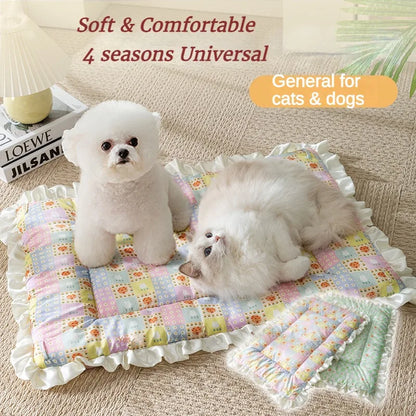 Pet Sleeping Mat – Thickened Warm Dog & Cat Bed Blanket