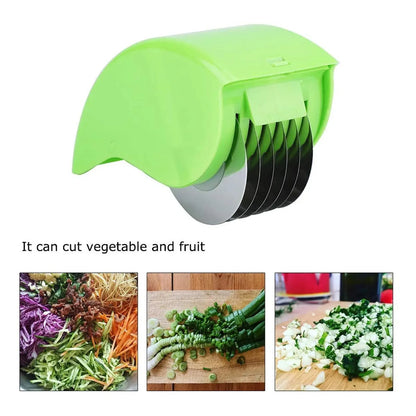 6-Blade Herb Roller Chopper