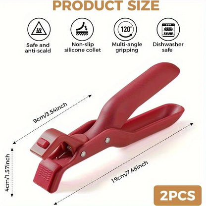 Non-Slip Pot & Bowl Gripper Tongs