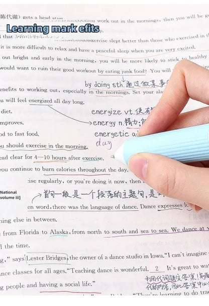 0.8mm Soft Grip Multi-Colour Ballpoint Pen for Drawing & Writing