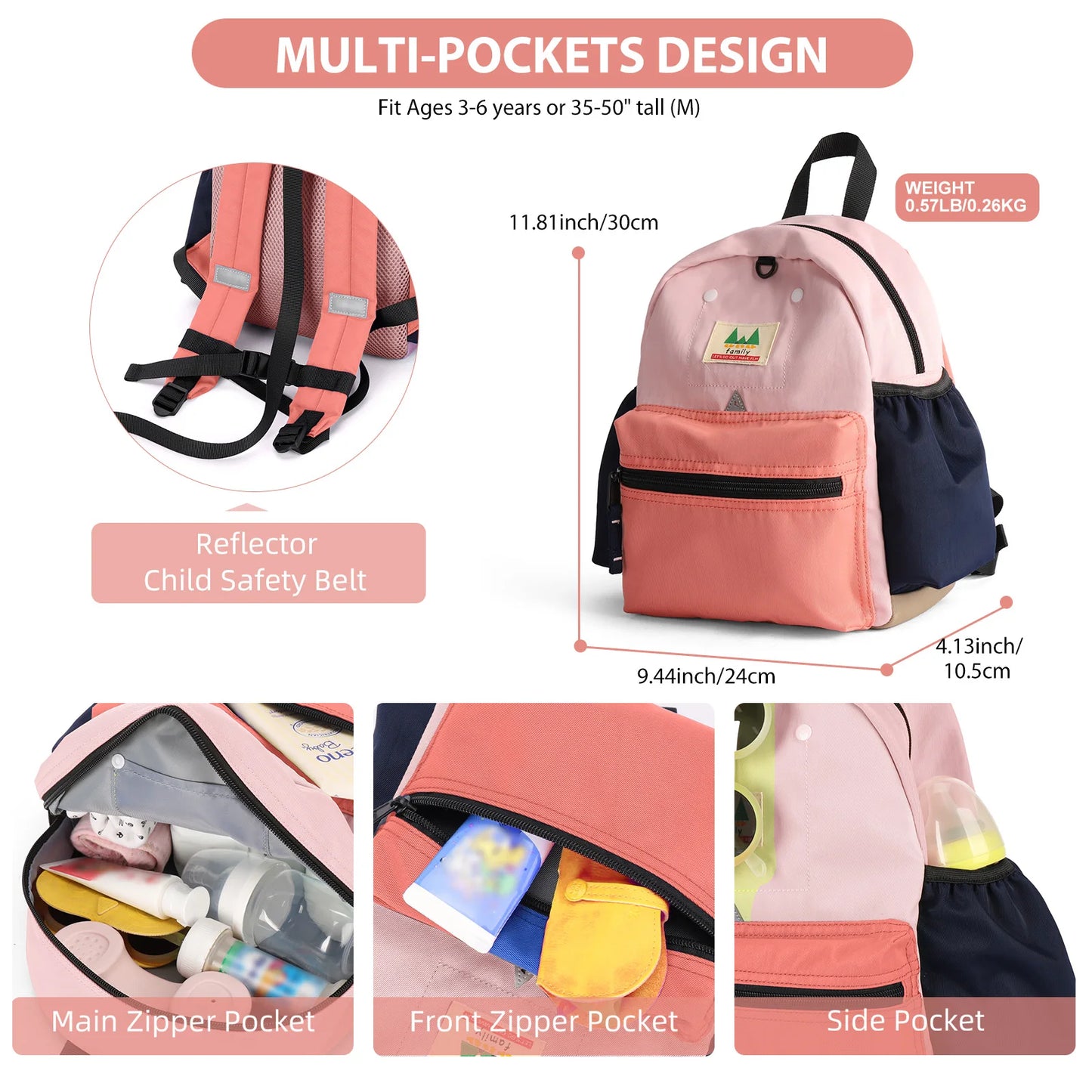 Kids Preschool School Backpack