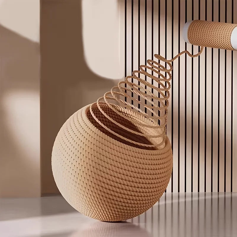 Sisal Cat Toy Ball for Indoor & Outdoor Play
