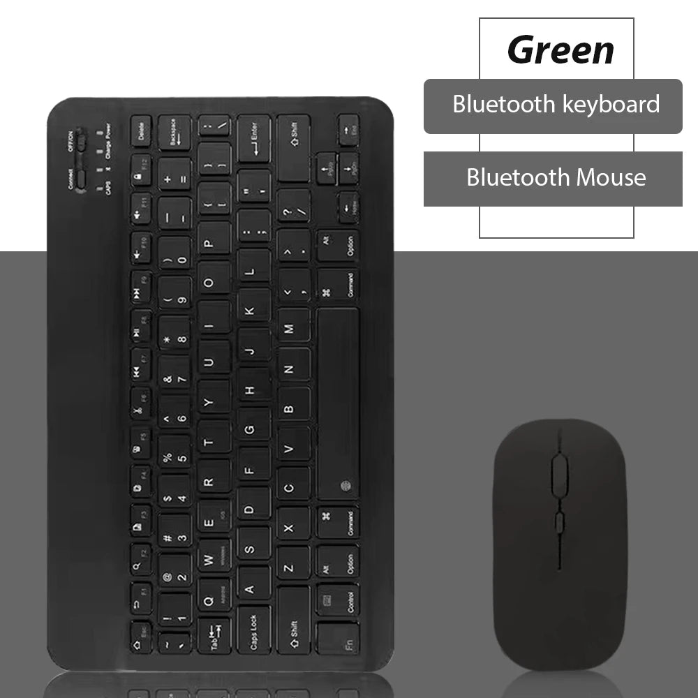 Bluetooth Wireless Keyboard & Mouse Combo for Tablets, Phones & Computers
