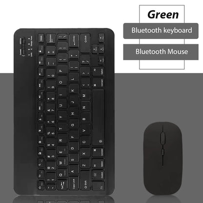 Bluetooth Wireless Keyboard & Mouse Combo for Tablets, Phones & Computers