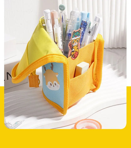 Expandable Desk Pen Holder & Pencil Pouch