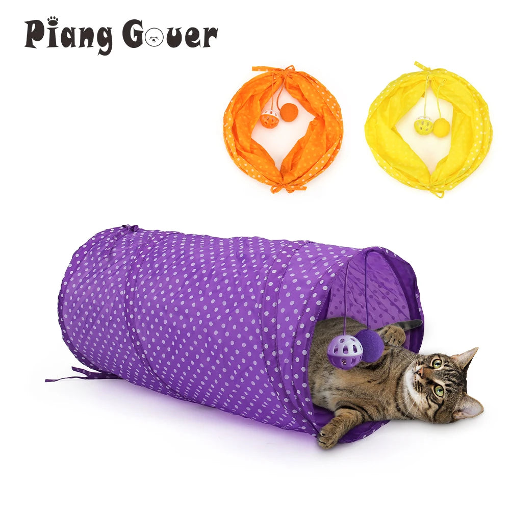 Foldable Cat Play Tunnel Tube Toy