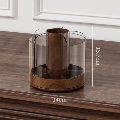 360° Rotating Makeup Brush Holder