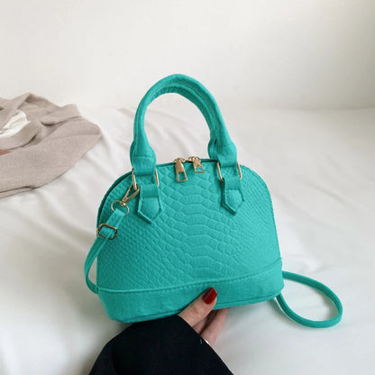 Mini Textured Satchel Crossbody Bag