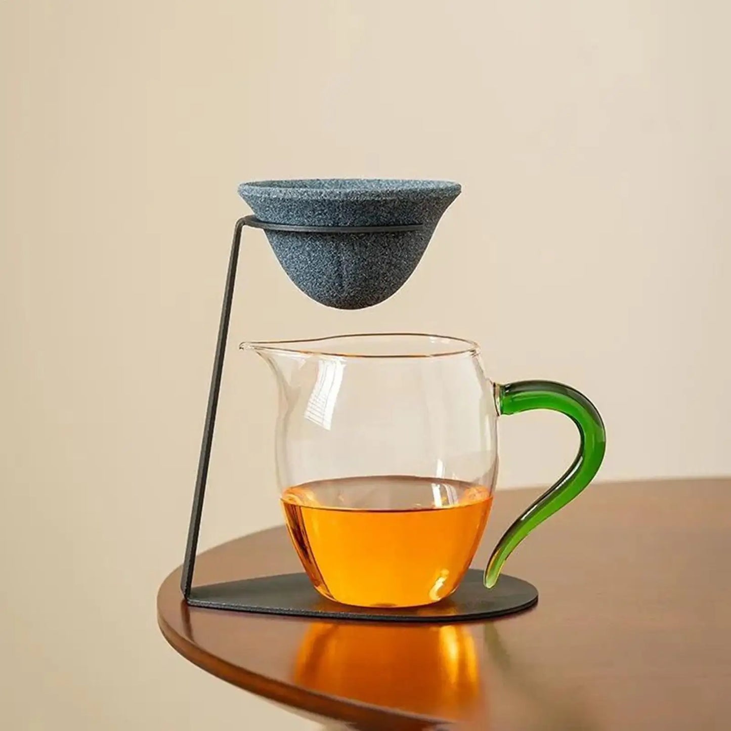 Ceramic Coffee & Tea Strainer with Stand