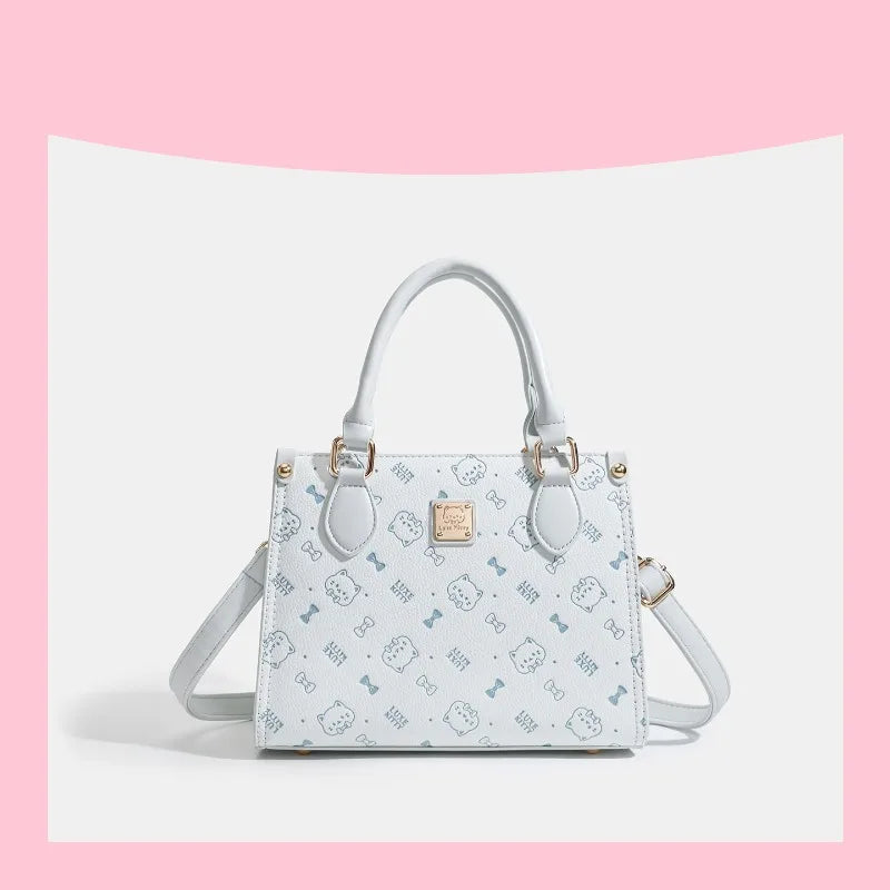 Elegant Leather Diaper Tote Bag