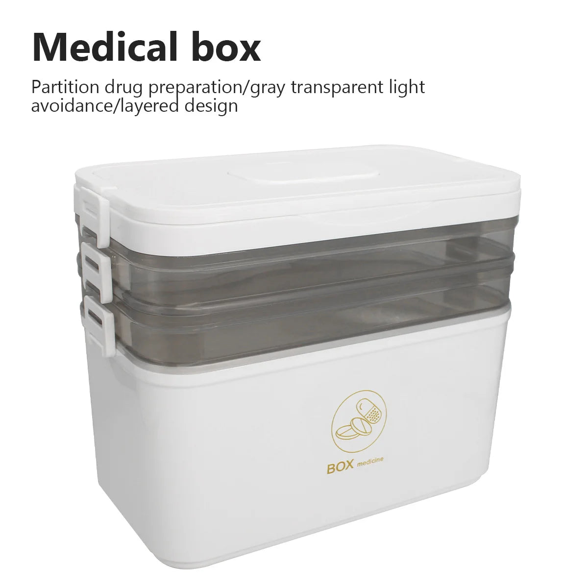 Multi-Layer Medicine Storage Box