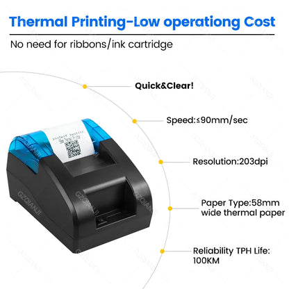 58MM Thermal Receipt Bill POS Printer