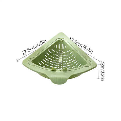 Magnetic Silicone Sink Corner Strainer Basket