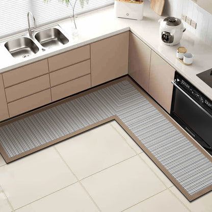 Absorbent Diatomaceous Kitchen & Bathroom Corner Rug