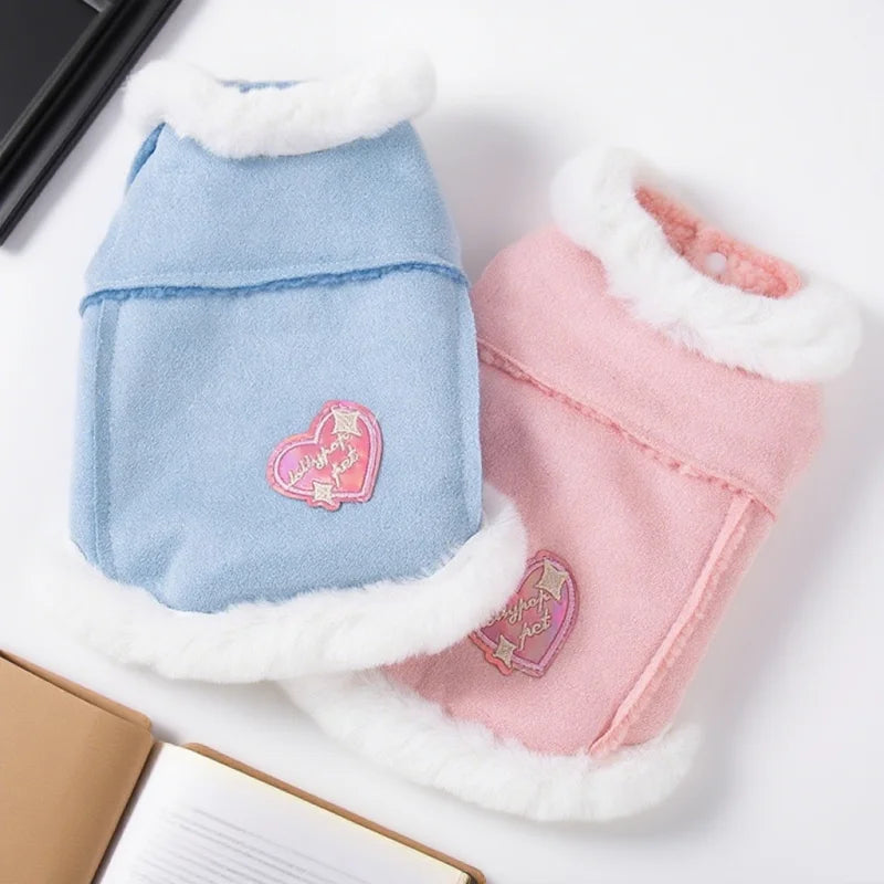 Winter Warm Fleece Pet Jacket for Dogs & Cats