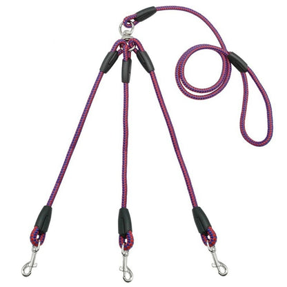 Adjustable 3-Way No-Tangle Dog Leash